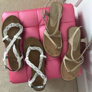 Flat Sandals EUC - 2 pairs.